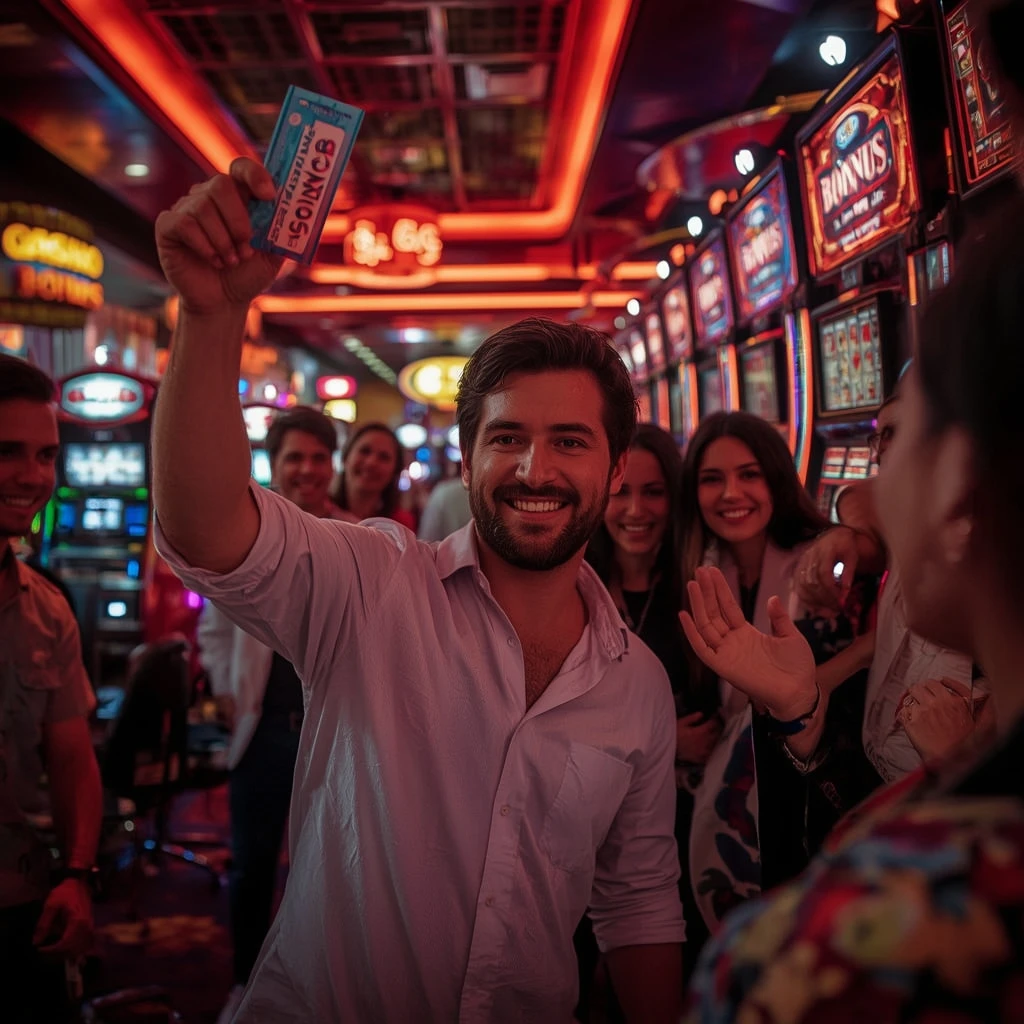 persona con un bono de Starbets Casino