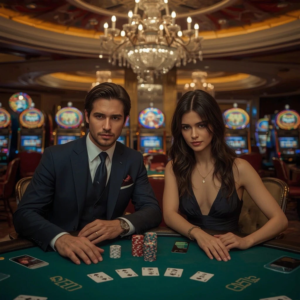 Dos jugadores de póker en STARBETS CASINO